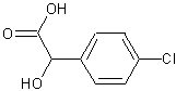 4-氯扁桃酸结构式