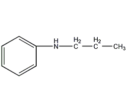 N-正丙基苯胺结构式