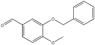 3-苯甲氧基-4-甲氧基苯甲醛结构式