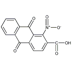 1-硝基蒽醌-2-羧酸结构式