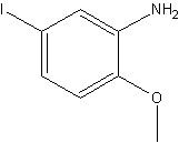 5-碘-2-甲氧基苯胺结构式