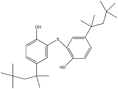 2,2'-硫代双(4-叔辛基苯酚)结构式