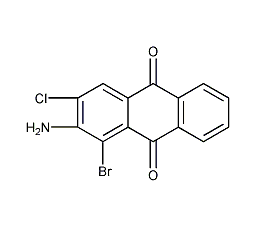 2-氨基-1-溴-3-氯蒽9,10-二酮结构式