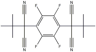 Alpha,alpha'-di-tert-butyl-alpha,alpha'-dicyano-2,3,5,6-tetrafluoro-1,4-benzenediacetonitrile