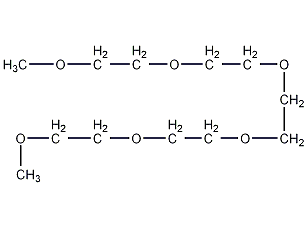 五亚乙基乙二醇二甲醚结构式