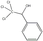 2,2,2-三氯-1-苯基乙醇结构式