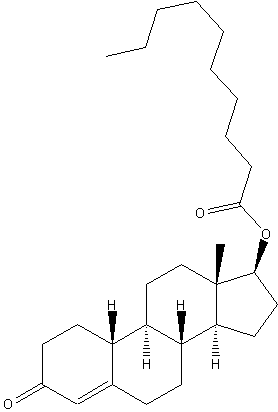 19-去甲睾酮-17-癸酸结构式