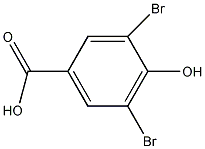 3,5-二溴-4-羟基安息香酸结构式