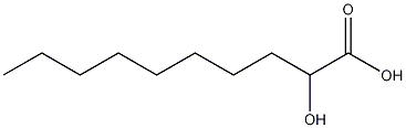 (±)-2-羟基癸酸结构式