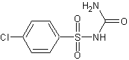 对氯苯磺酰脲结构式
