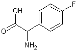 4-氟代苯基甘氨酸结构式