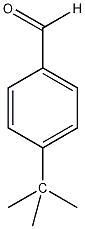 4-叔丁基苯甲醛结构式