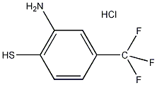 3-氨基-4-巯基次苄基三氟盐酸盐结构式