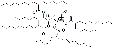 抗坏血酸四-2-己基癸酸酯结构式