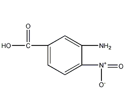 2-氨基-4-硝基苯甲酸结构式