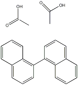 (S)-(+)-2,2-二乙酰氧基-1,1-联二苯结构式