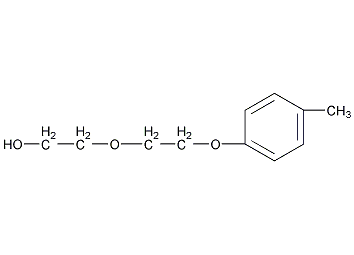 2-[2-(甲苯氧基)乙氧基]乙醇结构式