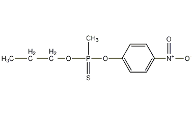 膦酸-甲氧型-(4-硝基苯基)-丙酯结构式