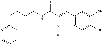 N-(4-Phenylbutyl)-3,4-dihydroxybenzylidenecyanoacetamide