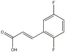 2,5-二氟苯乙烯酸结构式