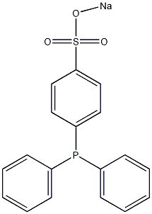 二苯基三甲氧基磷-3-磺酸钠盐结构式