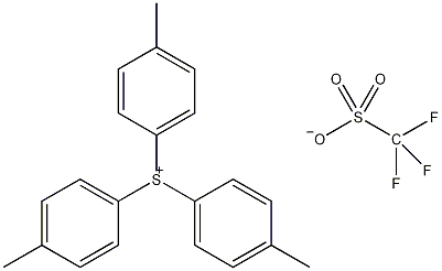 三对甲苯基锍三氟甲烷磺酸结构式