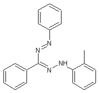 3,5-二苯基-1-(邻甲苯基)甲暨结构式