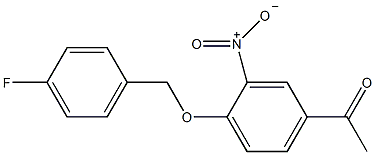 4-(4-Fluorobenzyloxy)-3-nitroacetophenone