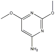 4-氨基-2,6-二甲氧基嘧啶结构式