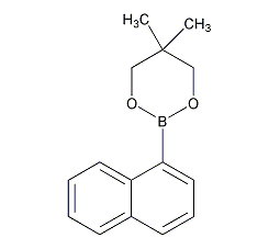 异喹啉-4-硼酸-2,2-二甲基丙二醇-1,3环酯结构式