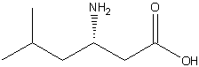 L-β-高亮氨酸结构式