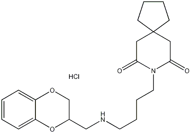 [8-[4-(1,4-Benzodioxan-2-yl-methylamino)butyl]]-8-azaspiro[4.5]decane-7,9-dione hydrochloride