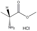 D-丙氨酸甲酯盐酸盐结构式