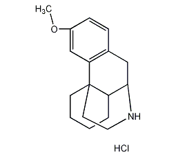 (+)-顺-1,3,4,9,10,10a-六氢-6-甲氧基-2H-10,4a-亚氨基苯结构式