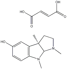 (−)-氧化毒扁豆碱延胡索酸盐结构式