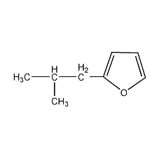 2-异丁基呋喃结构式