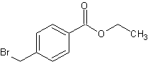 4-(溴甲基)苯甲酸乙酯结构式