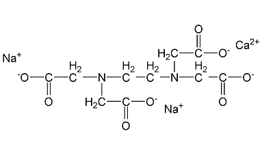 乙二胺基四乙酸钙二钠盐结构式