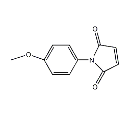 1-(4-甲氧基苯基)-1H-吡咯-2,5-二酮结构式