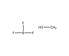 三氟化硼甲醇络合物甲醇溶液结构式