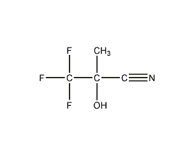 1,1,1-三氟代丙酮氰醇结构式