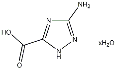 3-氨基三氮唑-5-羧酸水合物结构式