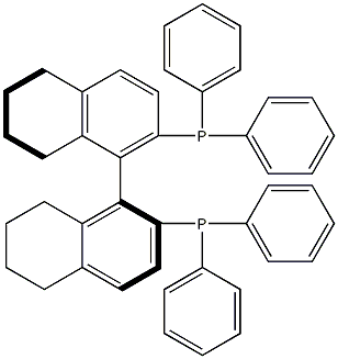 [(1S)-5,5',6,6',7,7',8,8'-八氢-[1,1'-联萘]-2,2'-二基]双[二苯基膦]结构式