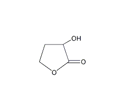 (R)-(+)-α-羟基-γ-丁内酯结构式