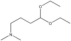4-二甲基氨基丁醛二乙基乙缩醛结构式