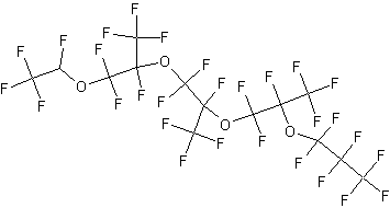2H-全氟-5,8,11-三甲基-3,6,9,12-四氧杂十五烷结构式