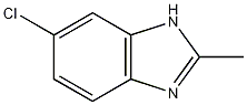 5-氯-2-甲基苯并咪唑结构式