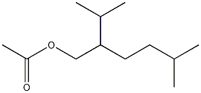 2-异丙基-5-甲基己酯乙酸结构式