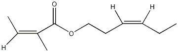 (Z)-3-己烯惕各酸酯结构式