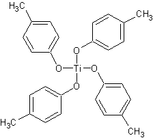 甲酚钛(IV)结构式